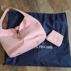 Bubblegum pink Dooney & Bourke with change purse